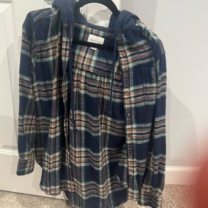 ae hooded flannel